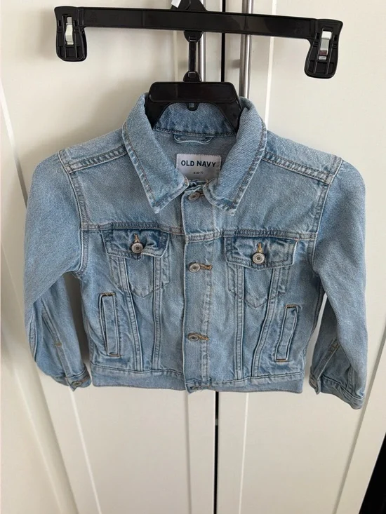 Old Navy Light Wash Denim Jean Jacket for Kids