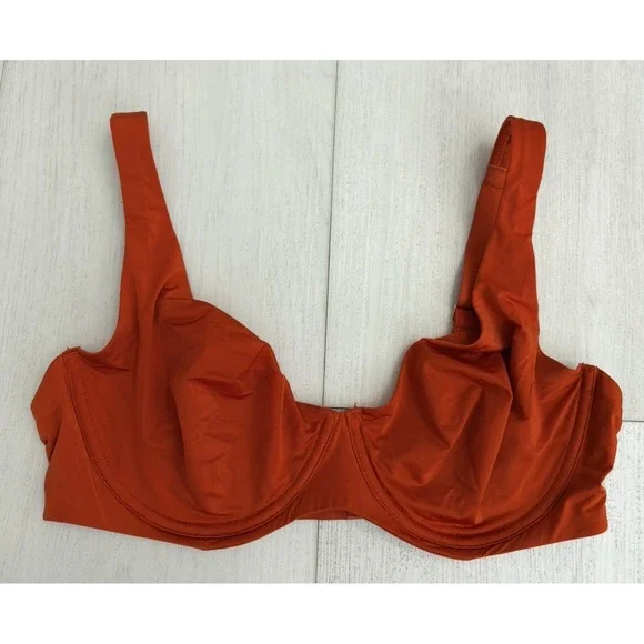 NWOT CUUP The Scoop Underwire‎ Bra Sz 38C Orange