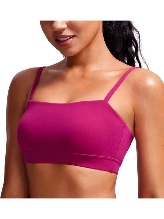 Butterluxe Thin Strap Sports Bra - Soft, Comfortable, High Support for Yoga