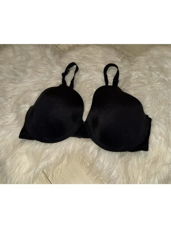 Warners 01593 This Is Not A Bra Full Coverage T-Shirt Underwire Womens 38C Black
