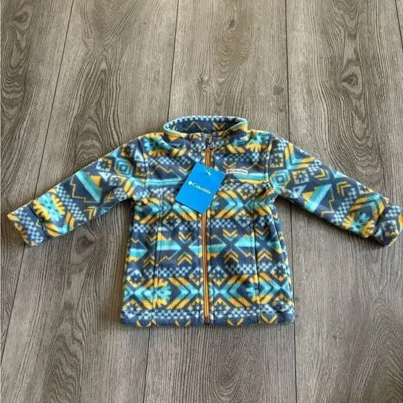 Columbia kids fleece sweater with beautiful pattern