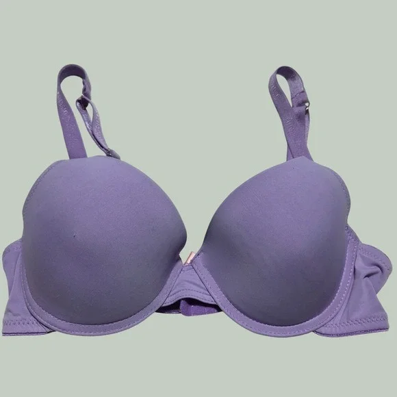Juicy Couture‎ Intimates Purple Logo Strap T-Shirt Bra 34B 4603-65