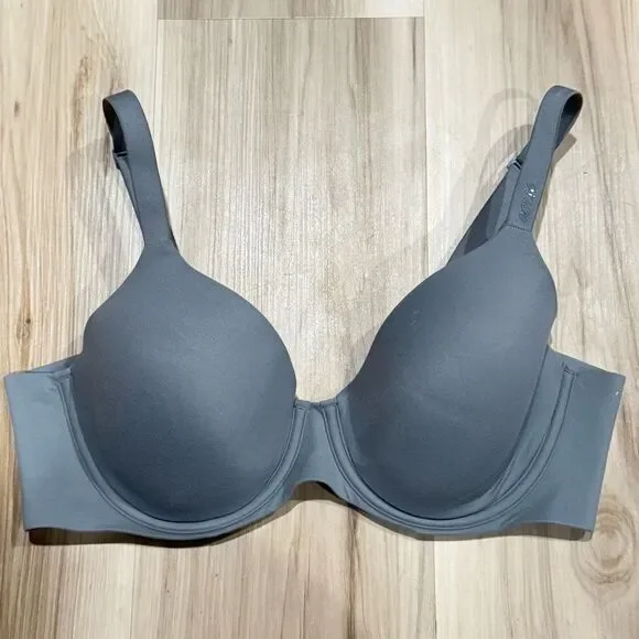 Aerie Real Free Full Coverage Grey Bra Women’s 36C