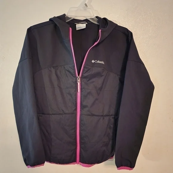 Columbia Girls Sz L(14/16) Take a Hike Softshell Jacket Full Zip