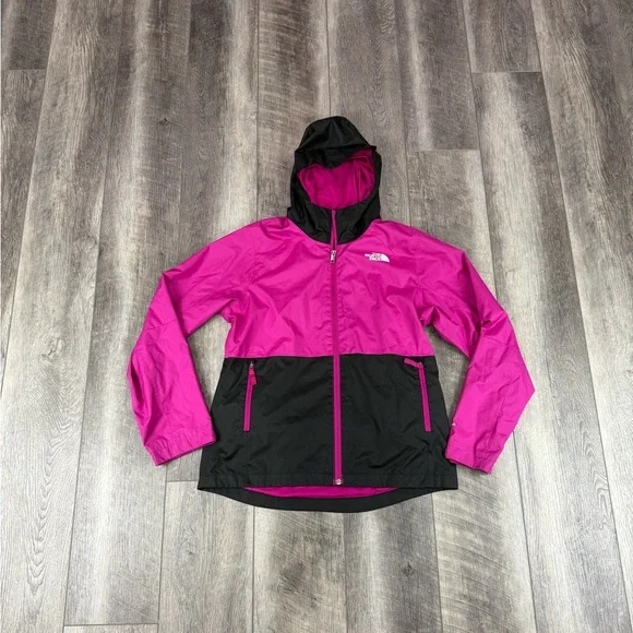 North Face Girls Pink Windbreaker Jacket‎