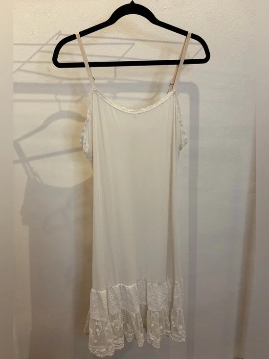 Matilda Jane Cream Lace-Trim Slip
