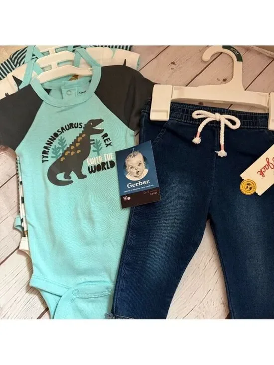 Gerber Cat & Jack Bundle 0-3MO NWT