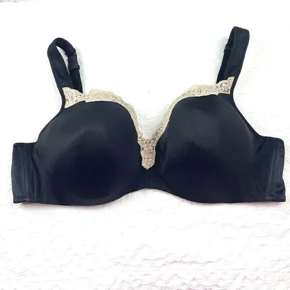 BUY 1 GET 1 FREE Avenue Body 46DD black full coverage lace accents comfortable e