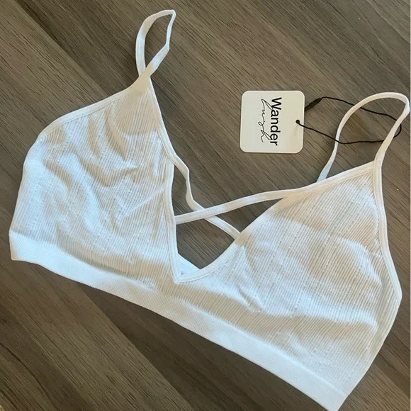 White bralette NEVER WORN