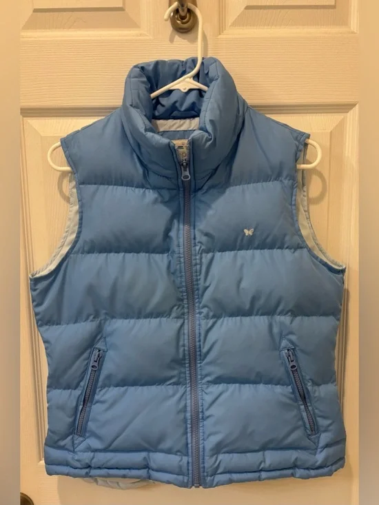 Aeropostale Y2K Light Blue‎ Puffer Vest