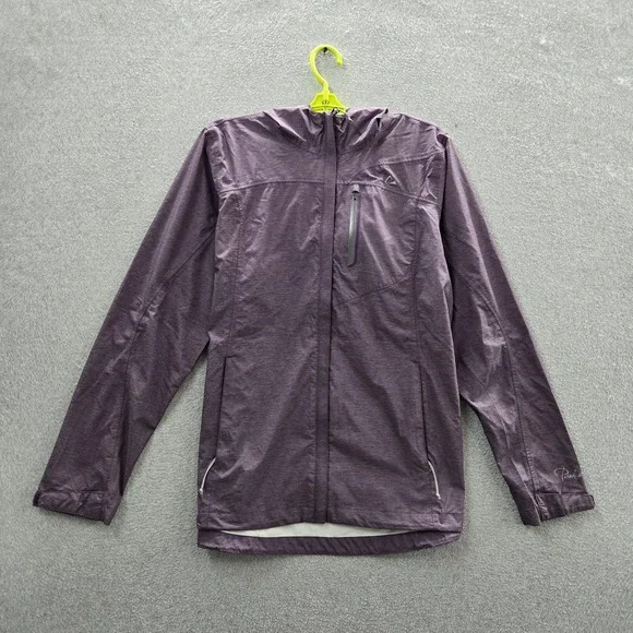 Paradox Women‎ Jacket XL Purple Nylon Activewear Zipper Long Sleeve