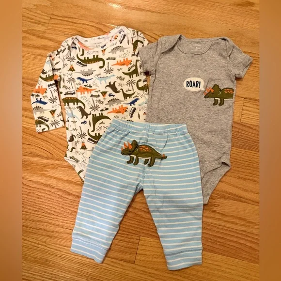 Carter's Dinosaur Print Baby Outfit Set