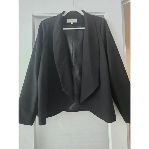 Women's Anthropologie Daniel Rainn Open Front Blazer Cardigan Size Large Color B