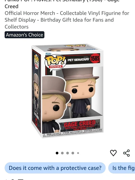 Funko Gage Creed Vinyl Figure - Beige Hat, Blonde Hair