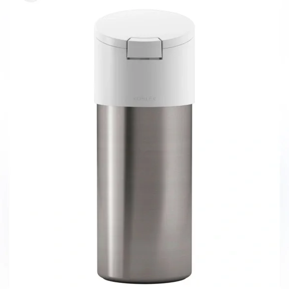 KOHLER Disinfecting Wipes Dispenser Stainless Steel Canister Easy One Touch Lid
