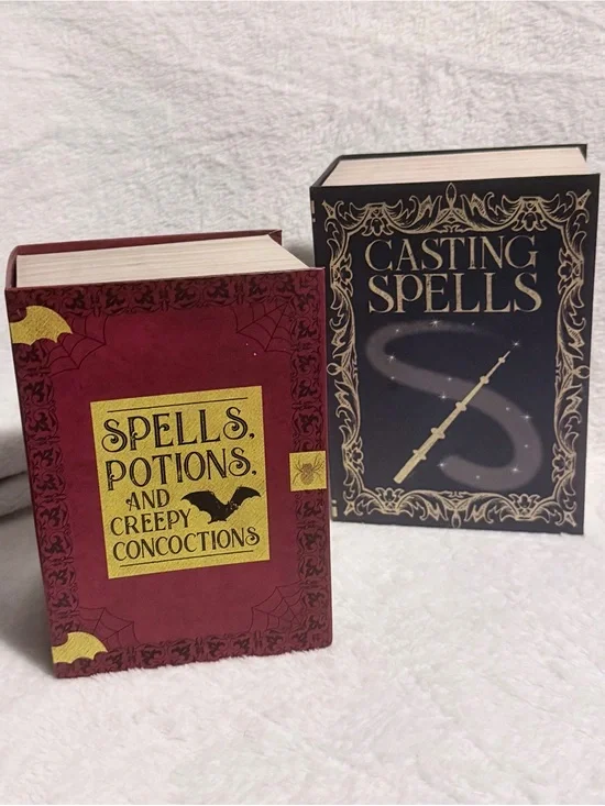 Book-Shaped Storage Boxes - Set of 2