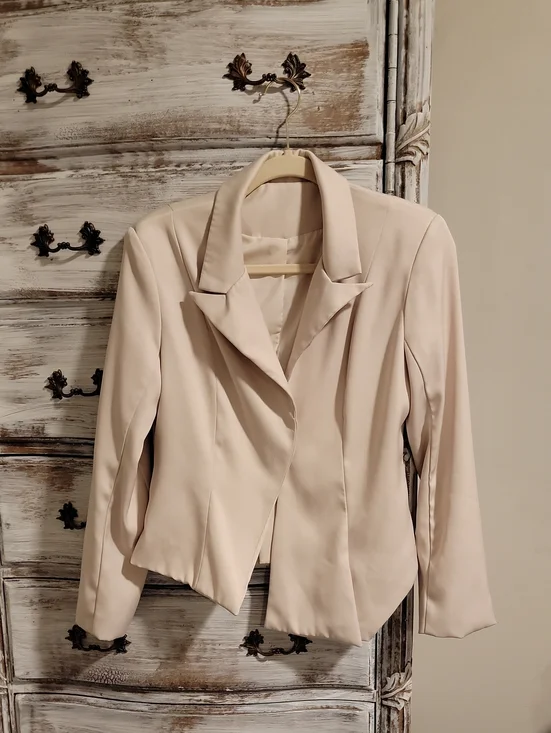 Women’s Cream Tailored Blazer Jacket