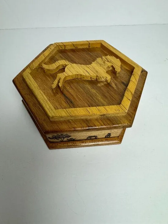 Handmade Wooden Storage Box 