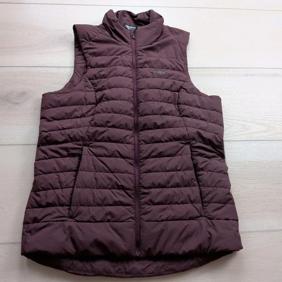 Outdoor Research Shadow Insulated Vest Womens‎ Small Purple Puffer 288550