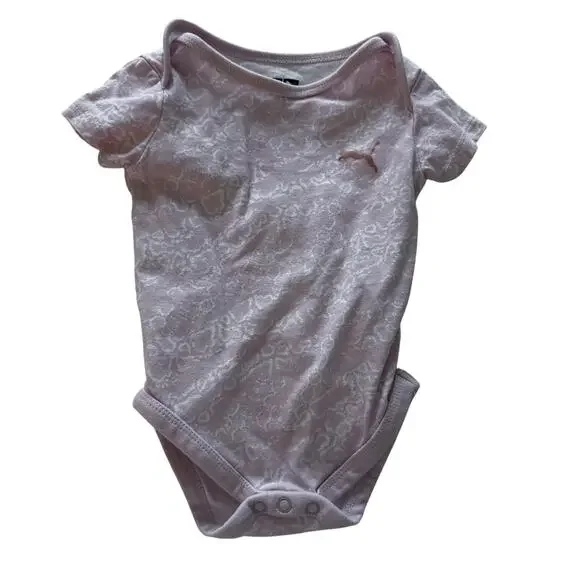 Cute Pink Puma Bodysuit - Size 0-3 Months - Great Condition!