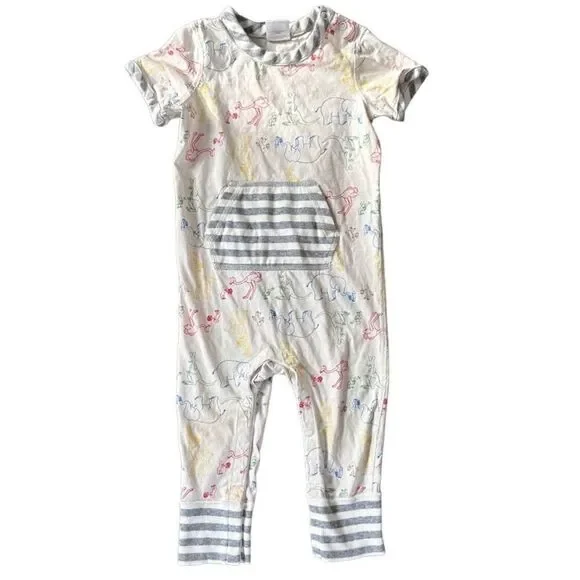 Hanna Andersson Curious George Unisex One Piece 2T‎