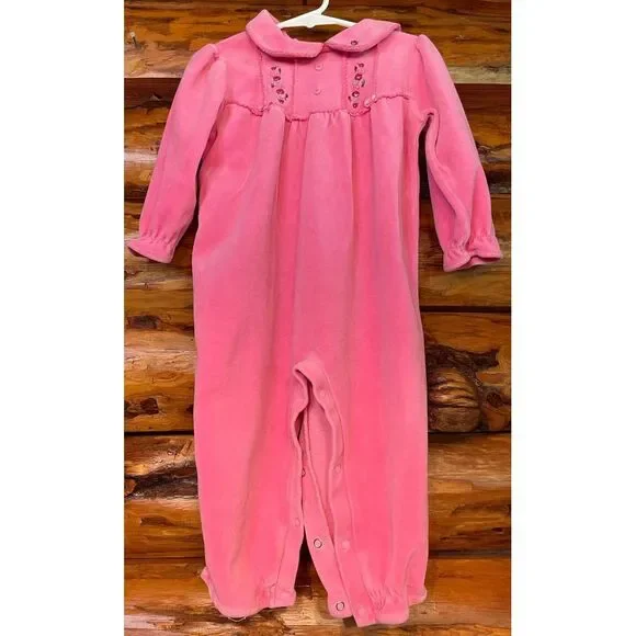 Okie Dokie Velour Onsie Infant/Toddler Girls Size 24 Months‎