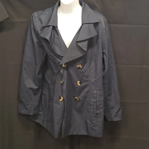 London Fog Double Breasted Raincoat SZ XL