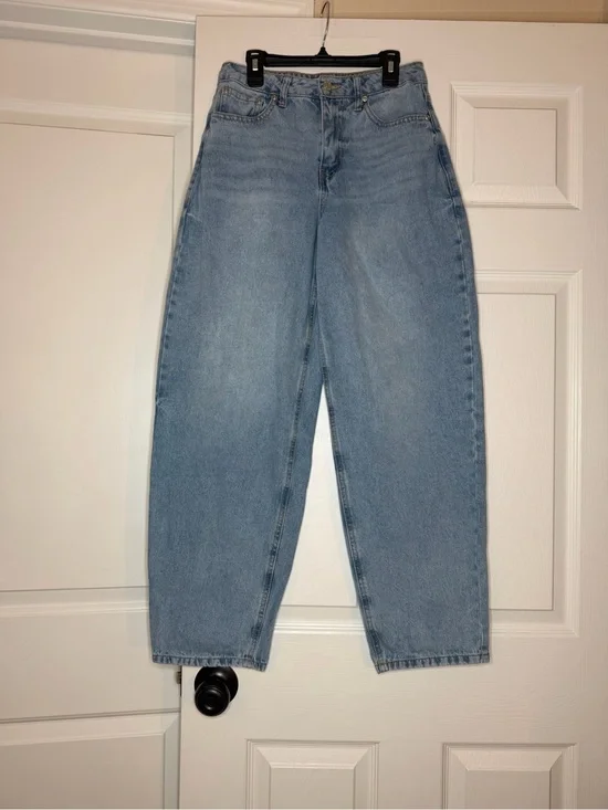 Harper Heritage Lightweight Barrel Jeans Women Sz 24 x 28