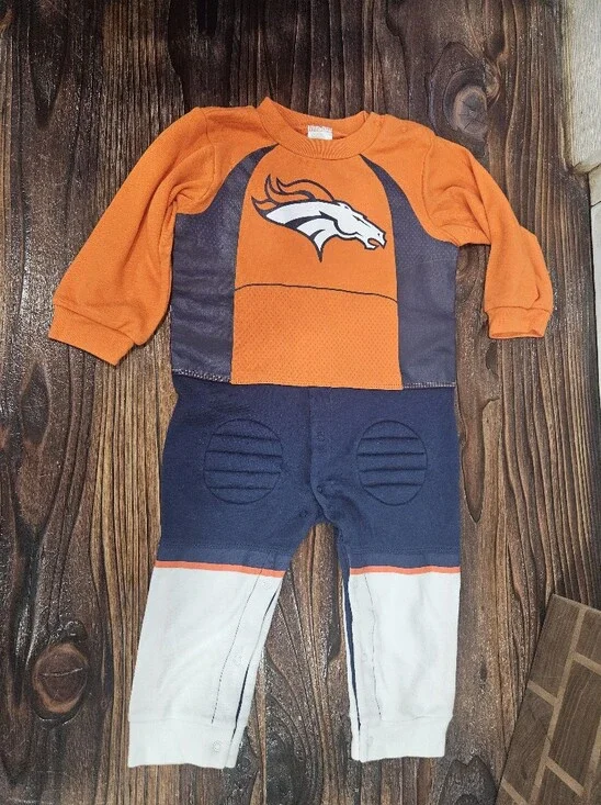 NFL Denver Broncos Football Toddler 18 mo Onesie Outfit Jumper