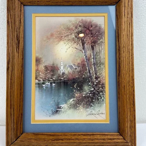 Vtg Andres Orpinas Art Print 12