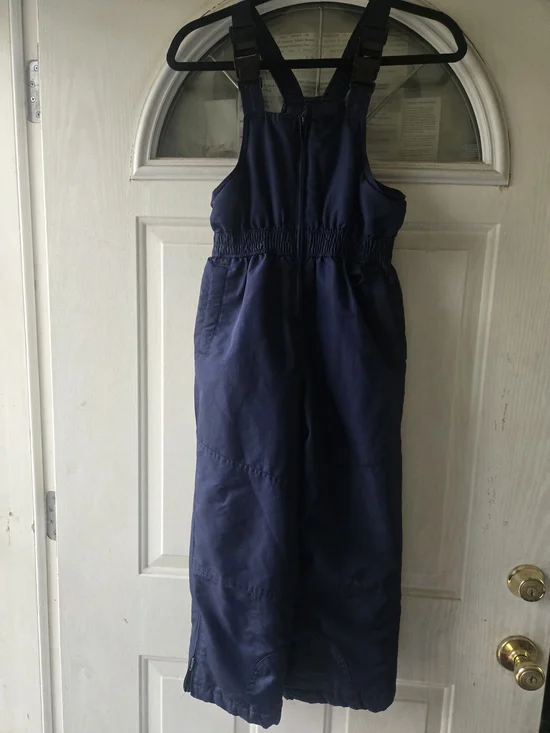 Faded Glory Navy Blue Kids Insulated Snow Bib