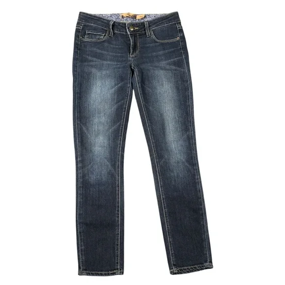 Paige‎ Skyline Skinny Jeans Womens 26 Dark Wash Low Rise Denim Made in USA 746
