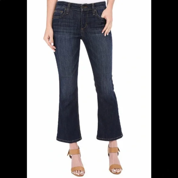 Joe’s Jeans CoolOff The Olivia Midrise Cropped Flare Jeans - 25