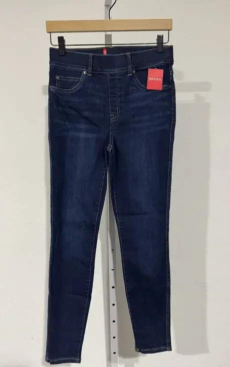 Spanx S Ankle Skinny Jeans In Midnight Shade $128 20342R NWT