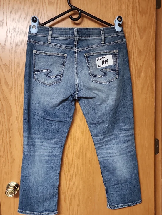 Silver Suki jean capri womens 32x22.5 number 1194