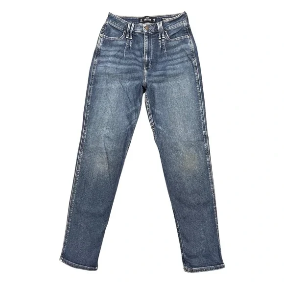 Hollister Blue Ultra High-Rise Mom Jean Vintage Stretch Women 9R