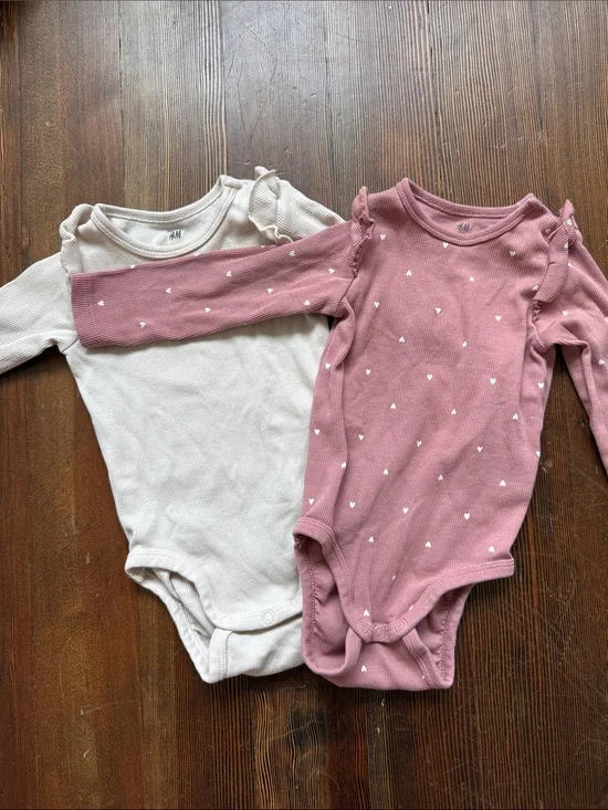 H&M long sleeve onesies