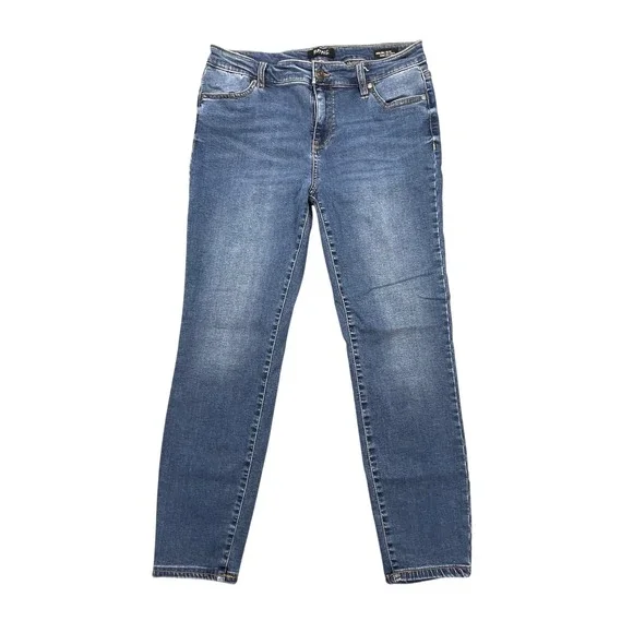 Buffalo Blue Avalon Mid Rise Soft Stretch Ankle Skinny Jeans Women 10