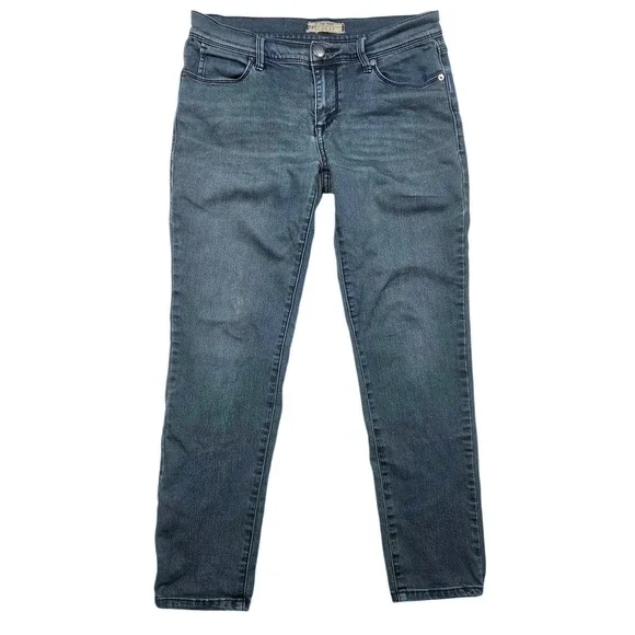 Free People Skinny Jeans Womens 27 Blue Denim Stretch Ankle Faded Casual Boho