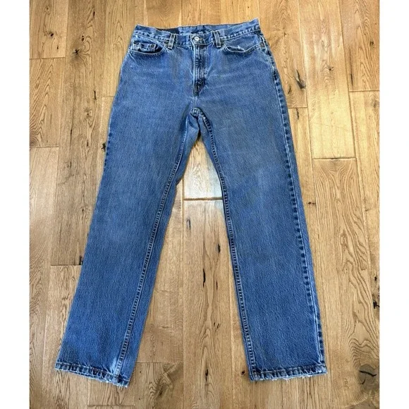 Levi's Women's 505 Low Rise Straight‎ Leg Jeans Made In USA Size 12