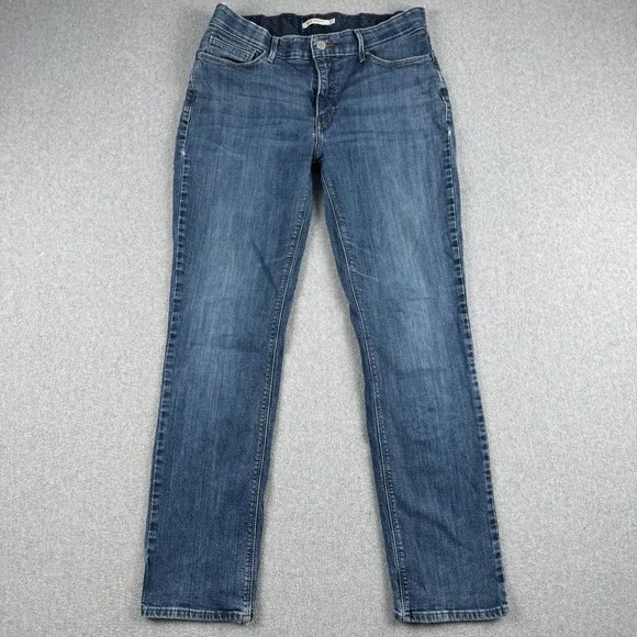 Levi's Jeans Womens 12 525 Perfect Waist Straight Blue Denim 15564-0028