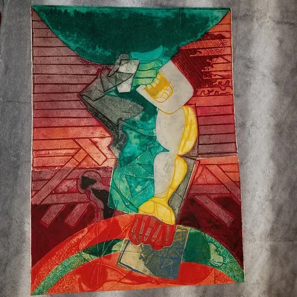 Signed, Titled, and Numbered Modern Abstract Art by Gerard Fitremann