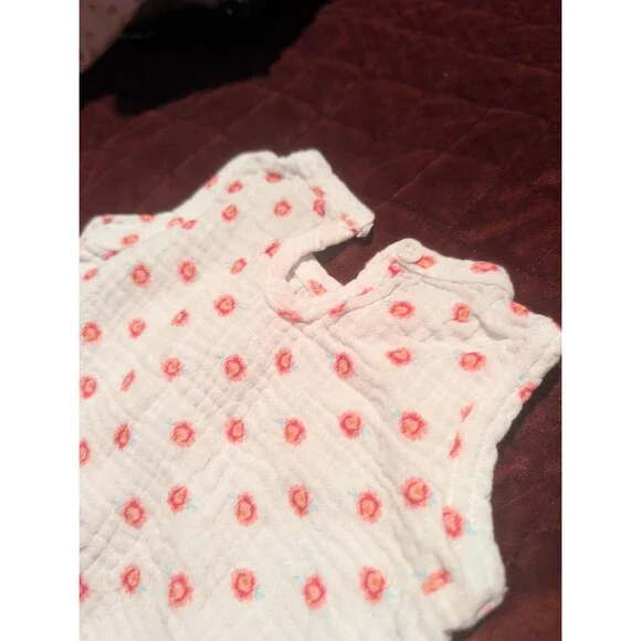 Chickpea Baby Romper 3-6M Floral Print Sleeveless - Free Shipping
