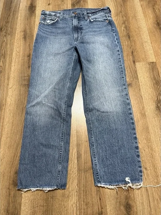 Classic Wide-Leg Women's Jeans in Medium Blue