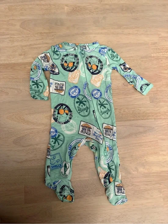 Character Zippered Footie - Bluey Beach