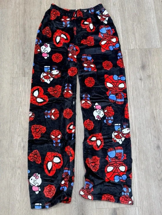 Hello Kitty/Spiderman Character Fleece Pajama Pants