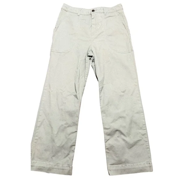 Patagonia Organic Cotton Canvas Utility Pants Womens 6 Sage Green