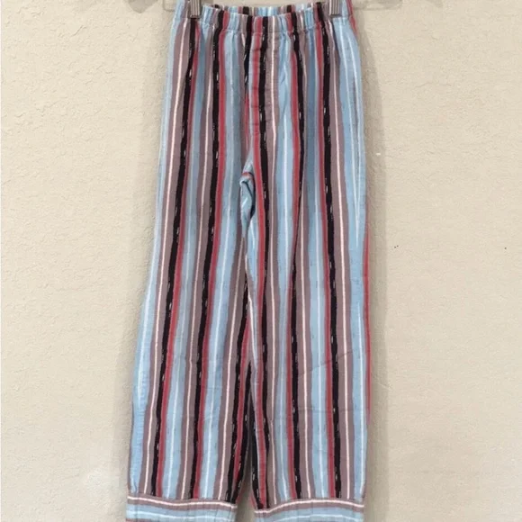 💥 $5 if bundled  - Boy Size 8 Striped Lounge Pants Pajama PJ Cotton