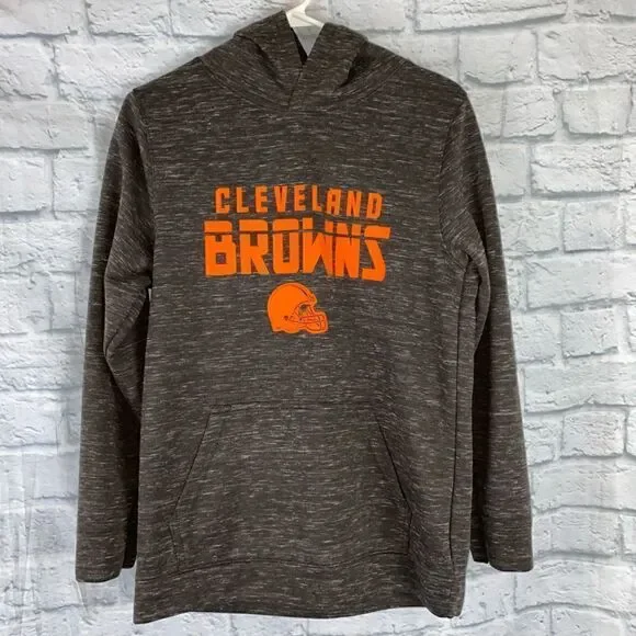 NFL team apparel Cleveland browns hoodie youth sz XL 14/16