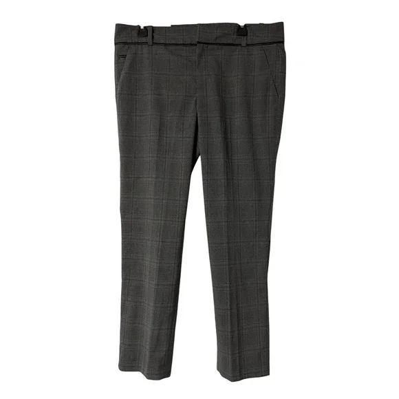 NWT‎ Calvin Klein Womens Gray Modern Ankle Dress Pants Slacks Trousers Size 12